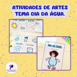 Atividades de artes tema Dia da Água.