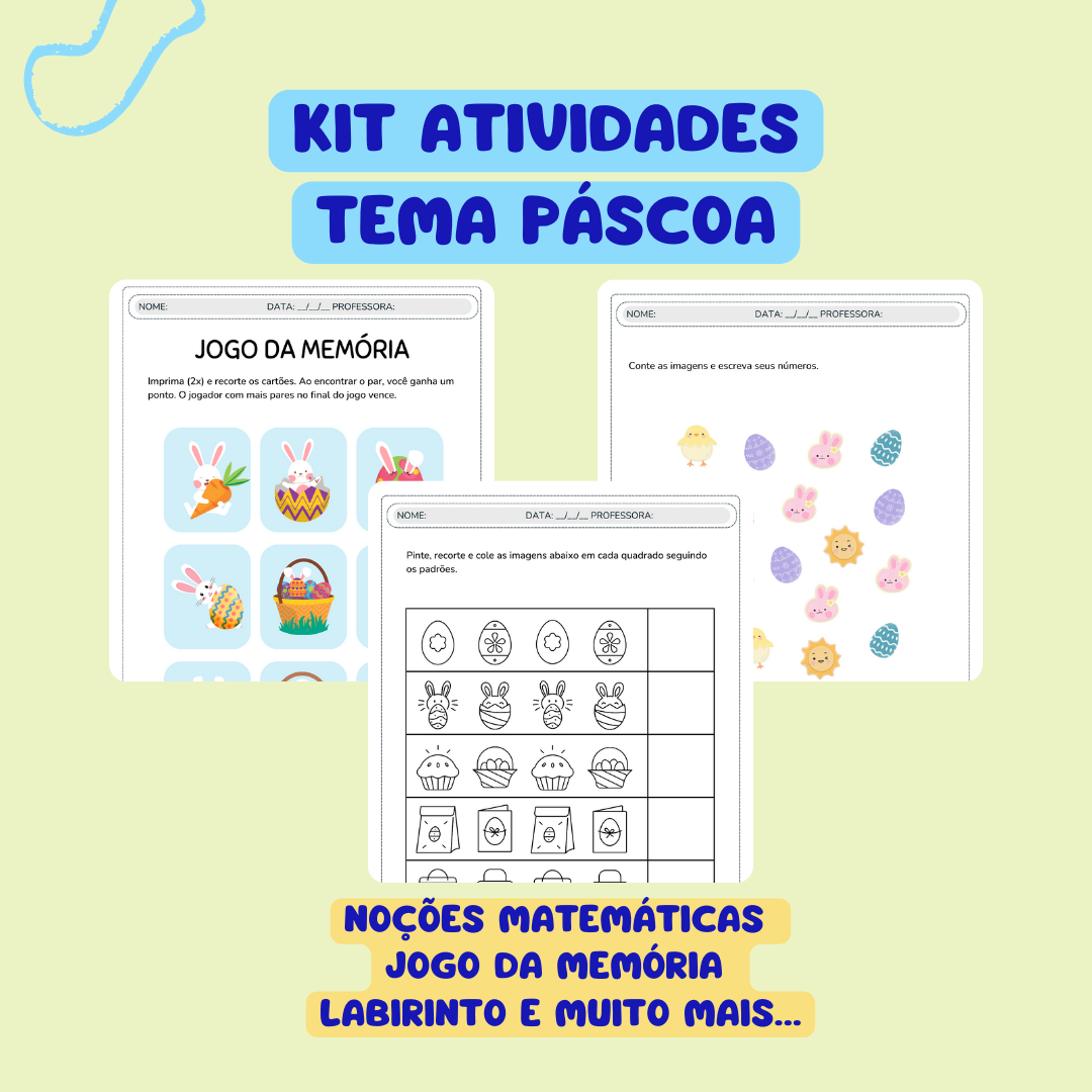 Kit de Atividades de Páscoa