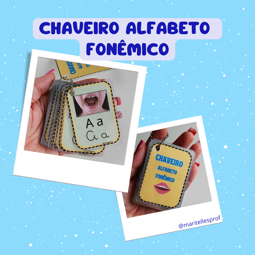 Chaveiro Alfabeto Fonêmico