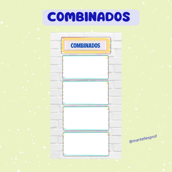 Combinados da turma
