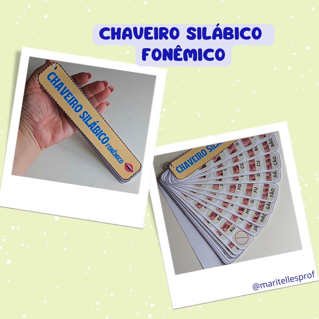 Chaveiro Silábico Fonêmico - Simples