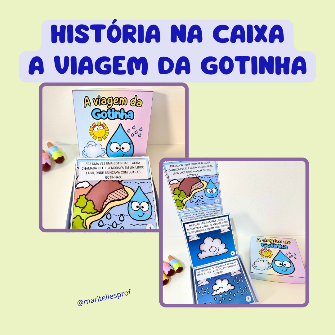 História na Caixa – A Viagem da Gotinha