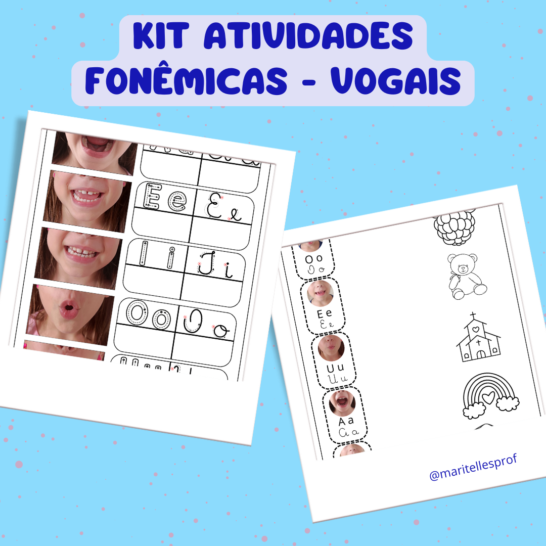 Caderno de Atividades fonêmicas - Vogais
