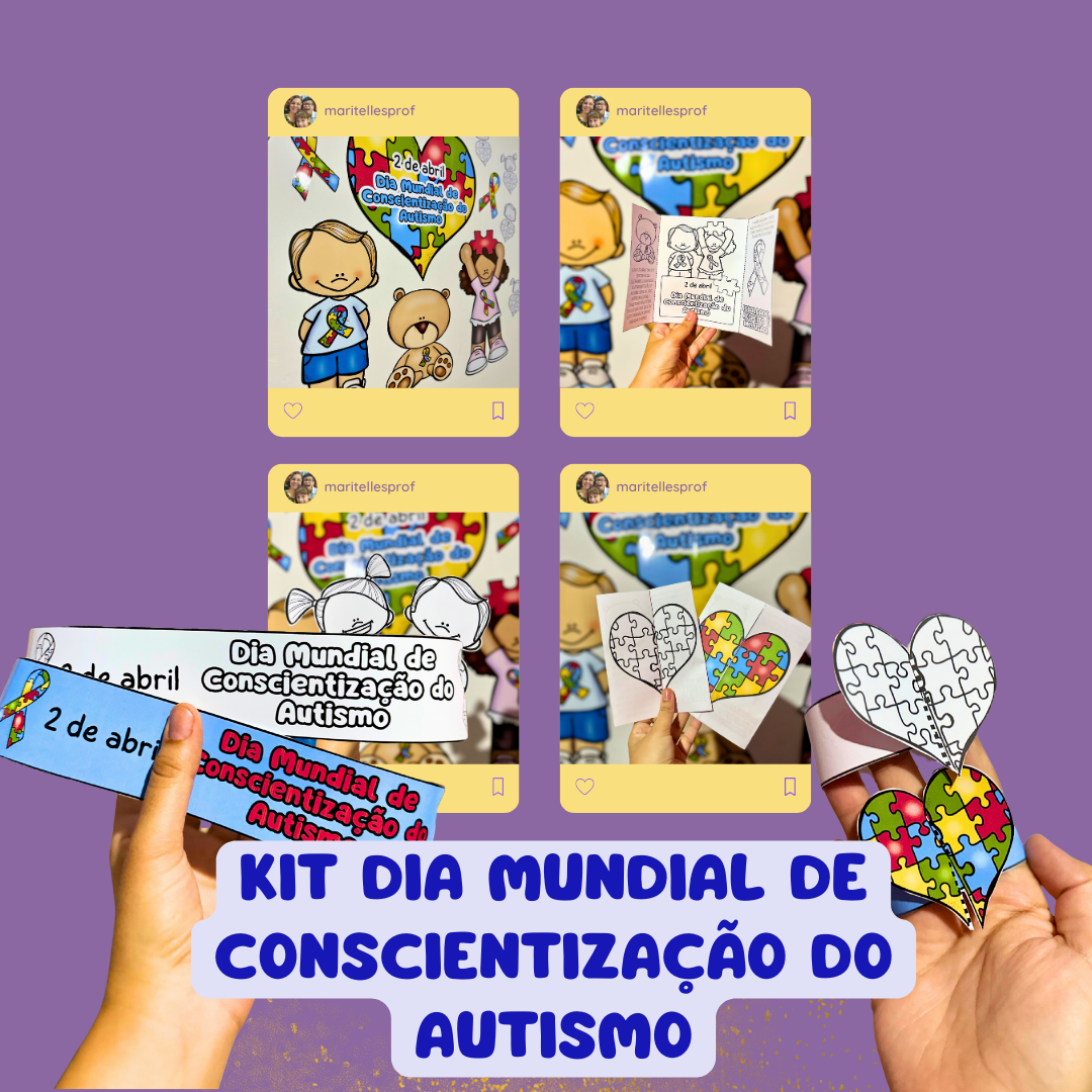 Kit Dia Mundial de Conscientização do Autismo