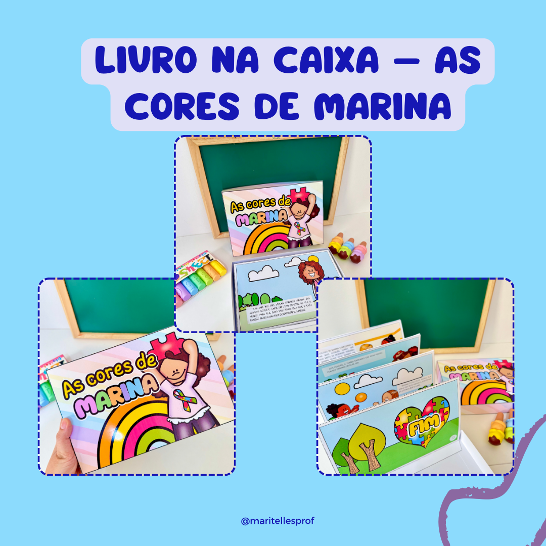 Livro na Caixa – As Cores de Marina