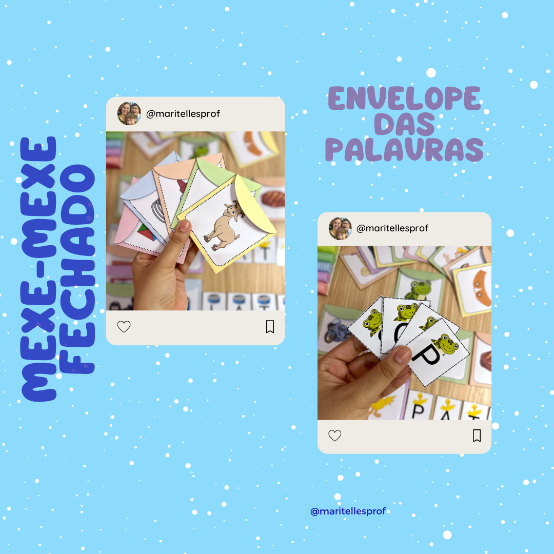 Envelope das Letras - Mexe Mexe Fechado