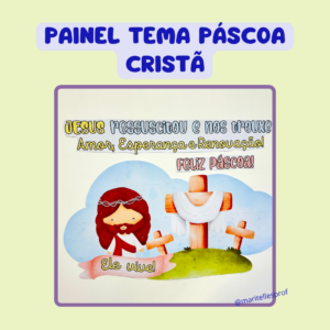 Painel tema Páscoa Cristã