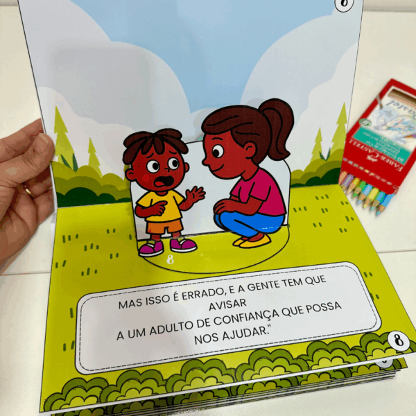 LIVRO 3D “MEU CORPO É PRECIOSO” – MAIO LARANJA - Image 7