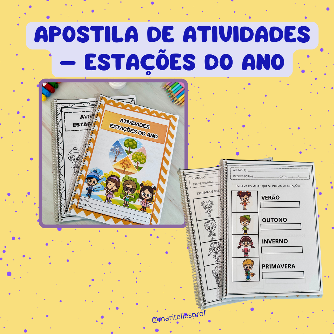 APOSTILA DE ATIVIDADES – ESTAÇÕES DO ANO