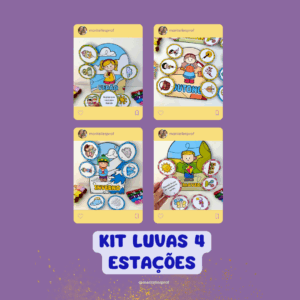 KIT Luvas 4 Estações