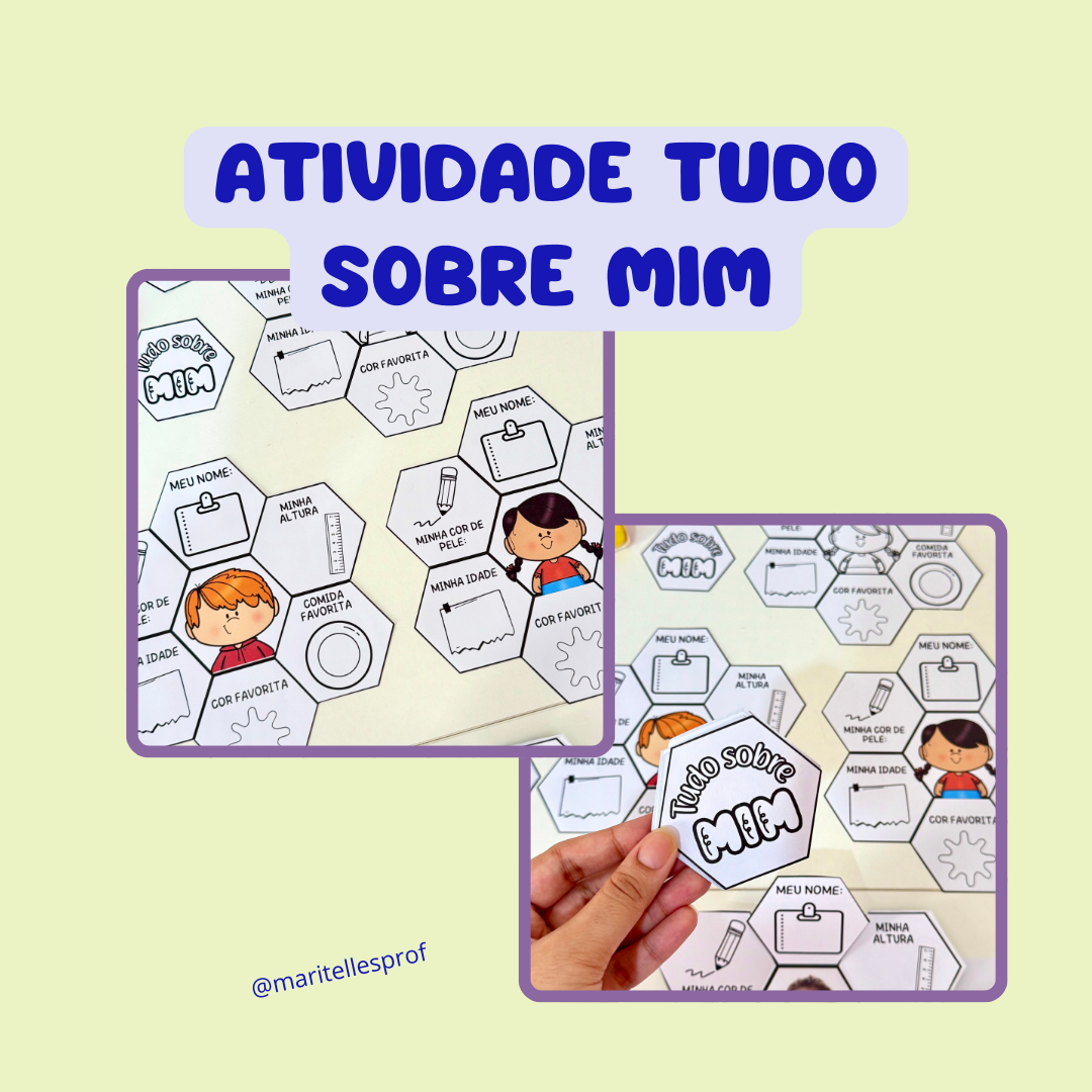Atividade Colmeia Tudo Sobre Mim
