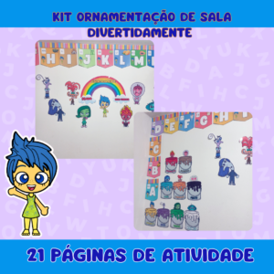 Kit Ornamentação de Sala Divertidamente