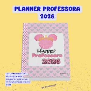 Planner Professora 2026 Minnie