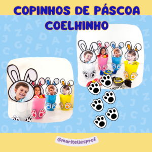 Copinhos de Páscoa Coelhinho