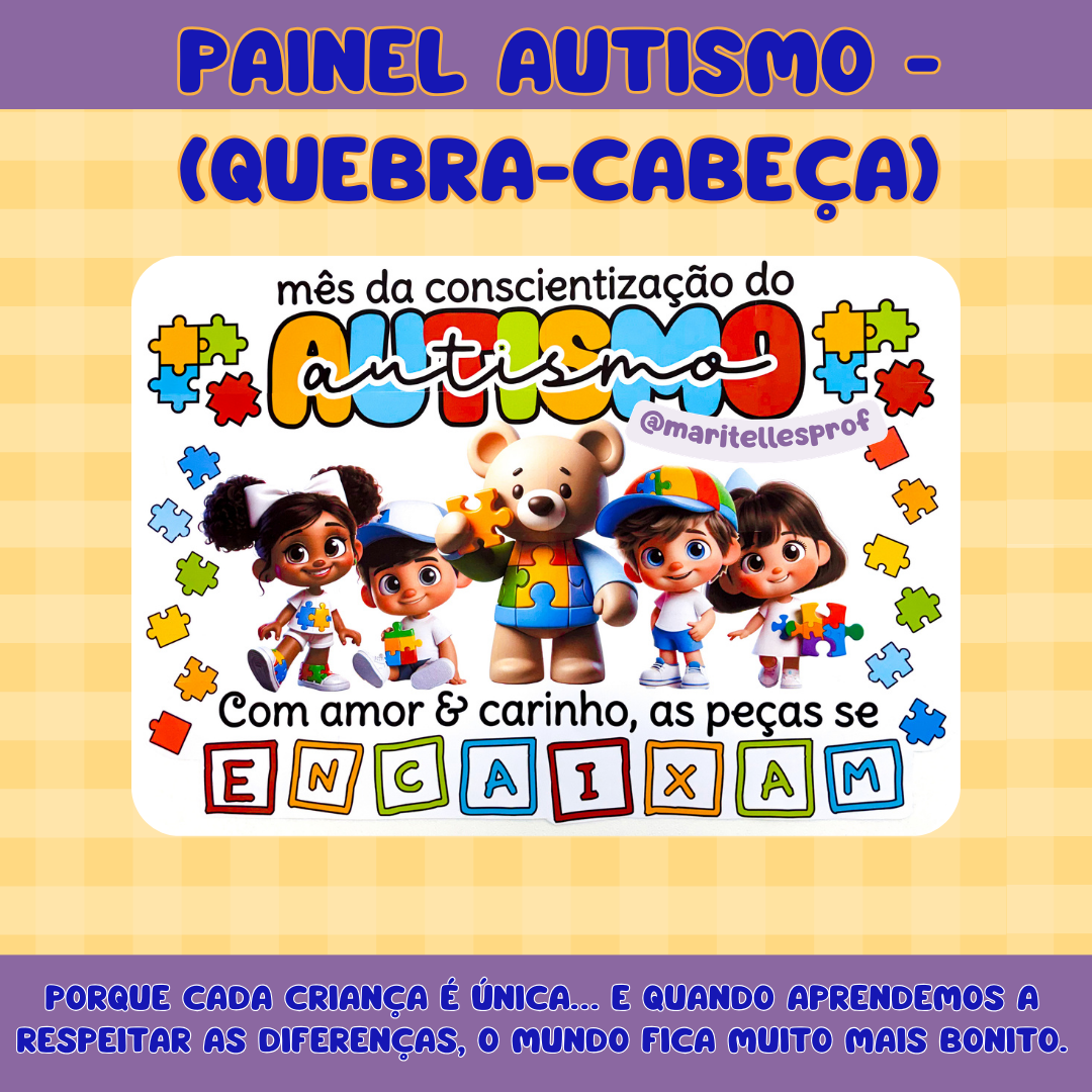 PAINEL AUTISMO – QUEBRA-CABEÇA