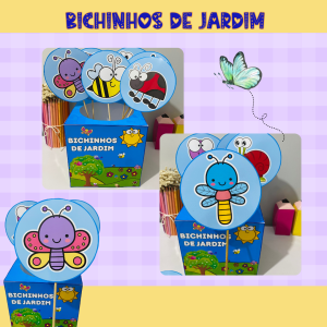 Caixa bichinhos de jardim