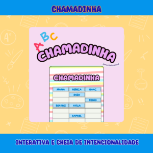 Chamadinha Candy colors