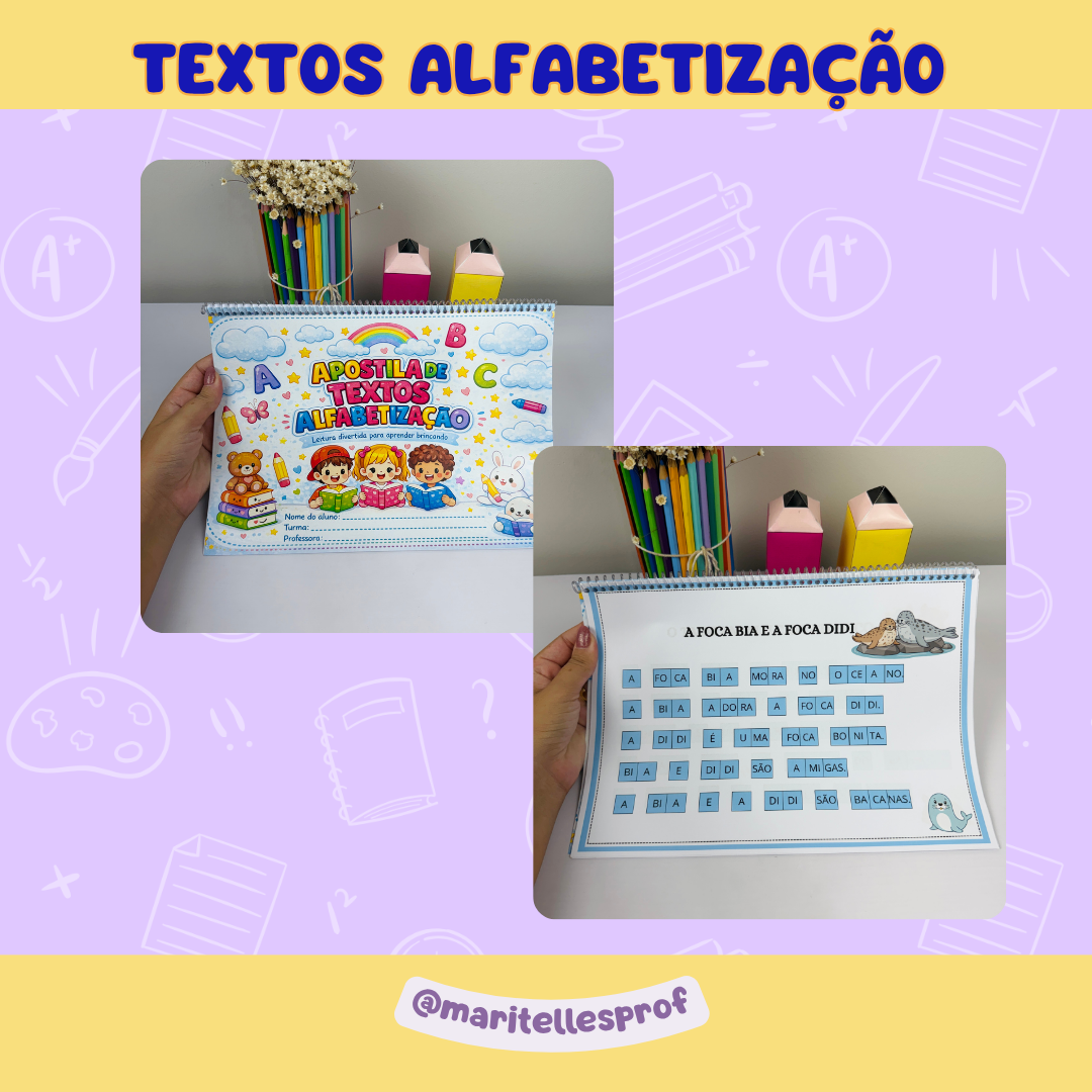 Apostila de Textos para Alfabetização