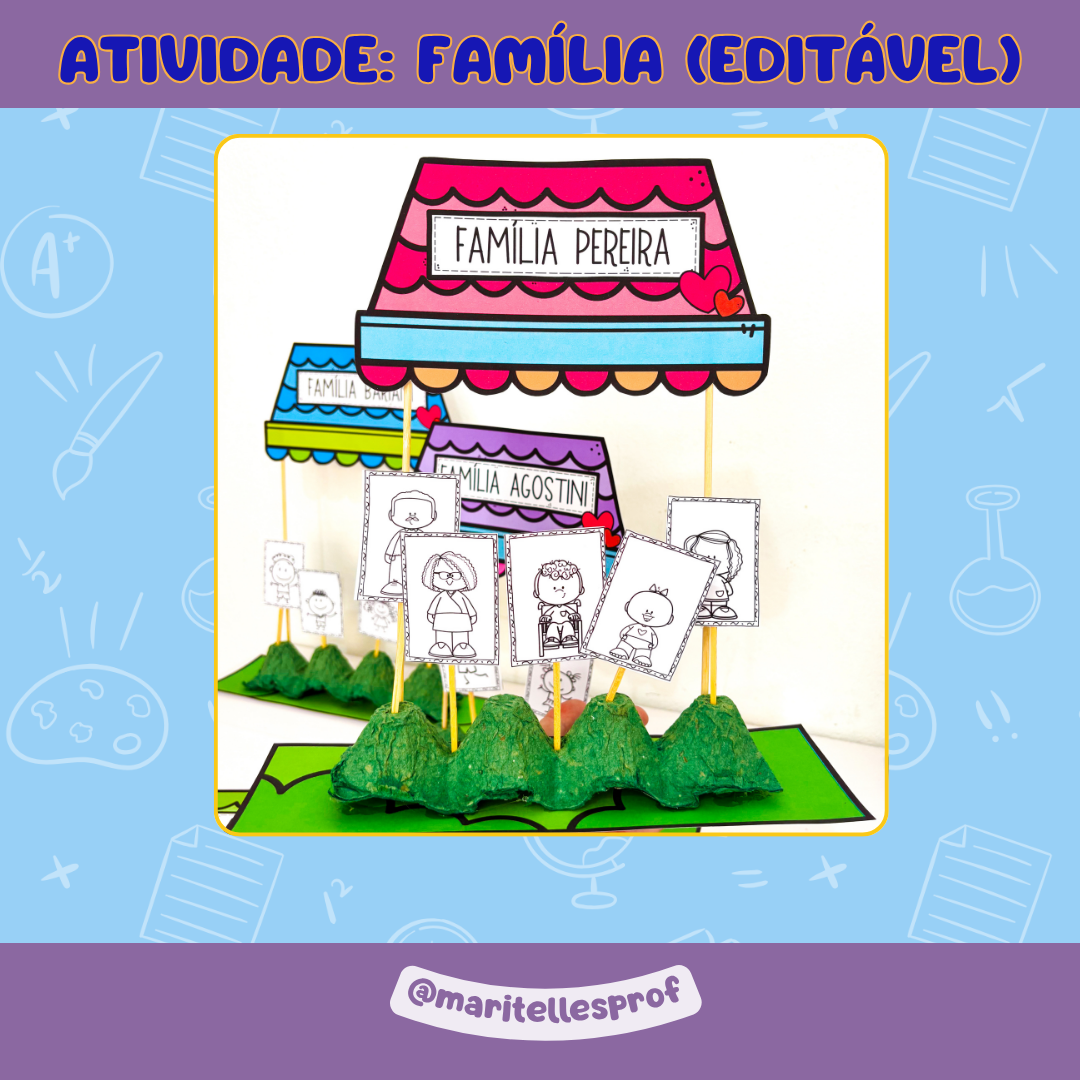 Minha Família Atividade (EDITÁVEL)