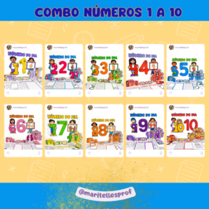 Combo Números 1 a10