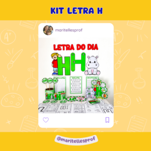 KIT LETRA H
