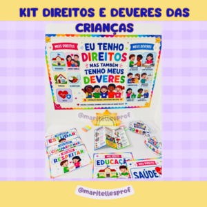 KIT DIREITOS E DEVERES DAS CRIANÇAS
