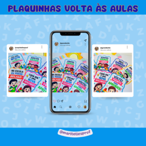 PLAQUINHAS VOLTA ÀS AULAS