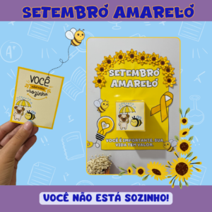 PAINEL SETEMBRO AMARELO – CONSCIENTIZAÇÃO NA ESCOLA