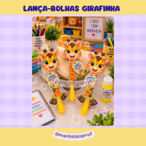 LANÇA-BOLHAS GIRAFINHA