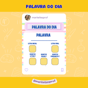 PALAVRA DO DIA