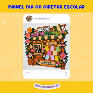 PAINEL DIA DO DIRETOR ESCOLAR